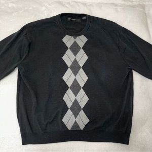 Perry Ellis argyle sweater‎ men’s XXL